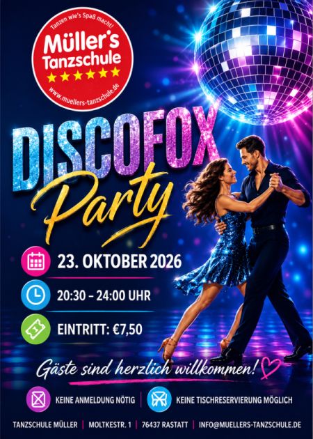 Flyer Discofox Party